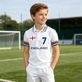 thumbnail image 2 of TIANZEN Boys England Short Sleeve Youth Summer Top Casual Sportswear Medium Boys, 2 of 4