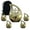 Blue Football Urns-1, variant on MUKTIVE Basket Ball Combo Sets Funeral Urns for Adult Human Ashes Men, Blue Memorials & Funerary Urn for Human Ashes, Decorative Cremains Holders, Memorial Gift, (1 Large 10 ", 4 Keepsake 3 ")