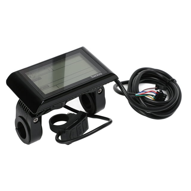 Pantalla eléctrica SW900 para bicicleta eléctrica con enchufe de 36V y 48V, pantalla LCD duradera para bicicleta eléctrica