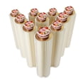 thumbnail image 2 of 10Pcs Folding Wedding Centerpieces Cardboard Flower Stand, Portable Paper Cylinder Display Flower Stand for Wedding Party Decoration 11.8" x 11.8" x 39" Milky White, 2 of 7