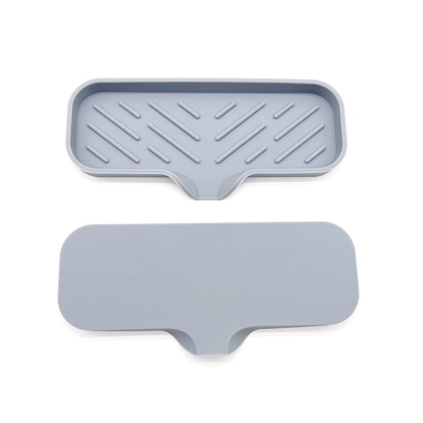 Alfombrilla de silicona para secar jabón, alfombrilla de silicona para encimera, caja de jabón para baño, soporte de silicona para jabón