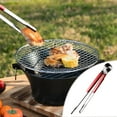 thumbnail image 4 of pvdgvd 25.5CM Stainless Steel BBQ Food Clip, Anti-slip Handle & Easy to Clean, Outdoor Barbecue Tool for Meat Vegetables, 4 of 8
