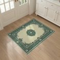 thumbnail image 3 of ODIKA 3'x5' Washable Accent Rug Graphic Vintage Men Currency Hundred Motifs Funky Bathroom Designer for Bedside, Nursery Room, Pet Friendly & Non-Shedding, 3 of 7