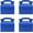 Dark Blue (Pack of 30), variant on Party Favor Treat Boxes, Goodie Boxes, Gable Paper Gift Boxes with Handles. Perfect for Birthday, Baby Shower and Any Fun Party Decoration Supplies.Different colors to choose from