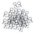 thumbnail image 2 of 100 Uds llavero con anilla dividida llaveros de Metal con conector de cadena de eslabones regalo anillo de salto abierto llaveros en para dijes negro, 2 of 8