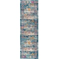 thumbnail image 3 of JONATHAN Y BOHEMIAN FLAIR 2 x 8 Runner Rug, Vintage Medallion - Navy/Cream, BMF103B-28, 3 of 5