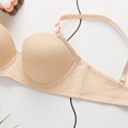 thumbnail image 5 of LLYWEY Bralettes for Women Padded Comfortable Bras Women Ladies Bralette Bra Style-1342 Women Scoop Bra Feature Adult Female Training Sports Bras Beige 34B, 5 of 6