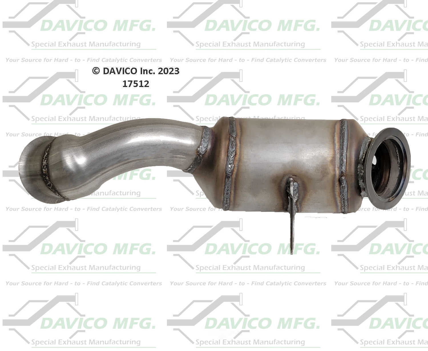 Davico Mfg 17512 Direct-Fit Catalytic Converter