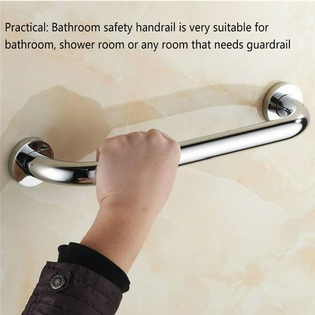 serony Barre de Saisie pour Serviette Support de Bain Surface Poncée Stable Forte Résistance à la Traction Barre Murale Poignée Installation Facile pour Maison Épaissie 30 cm