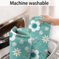 thumbnail image 5 of Pioneer Flower Floral Print Pattern Bathroom Rugs Mat, Non Slip Microfiber Bathroom Rug with Rubber Backing, Soft Mats for Bathroom Floor Tub Shower, 17"x27", 5 of 5
