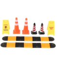 thumbnail image 1 of 1/18 1/24 Climbing Car Mood Piece Speed Bumps Ice Cream Cones Warning Signs Model Car Scene Accessories for Scx24, 1 of 4