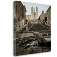 thumbnail image 1 of Tangletown Art, 30 x 30 "Spanish Steps Rome - 1 " by Alan Blaustein, Gallery Wra, 1 of 2