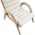 thumbnail image 6 of Meridian Furniture Randal Cream Vegan Leather Accent Chair, 6 of 9