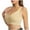 Beige, variant on Honeeladyy Sports Bras for Women , Ultra-Thin Non-Steel Ring U-Shaped Back with Bra Pads to Collect Side Breasts Sports Underwear Thanksgiving Gifts #Mf-XXXXL