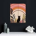 thumbnail image 4 of COMIO Boho Wall Art, Framed Wall Art, Canvas Wall Art, Cat Wall Art, Pink Wall Decor Mid Century Modern Wall Art for Living Room, Bedroom, Bathroom, Kitchen, Office, 4 of 4