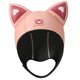 thumbnail image 2 of Gorro de neopreno con orejas de gato para buceo, para la cabeza y natación Rosa, 2 of 9
