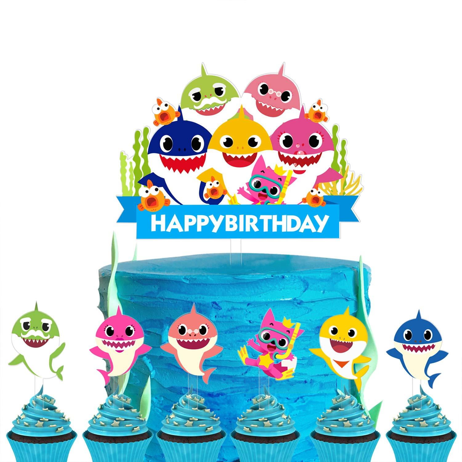 Acrylic  Happy Birthday Cake Topper Cupcake Dessert Party Decor SuppliesAUAU