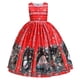 thumbnail image 3 of Vestido hinchado para niña, vestido estampado navideño europeo y americano, vestido infantil para espectáculo navideño, 3 of 6