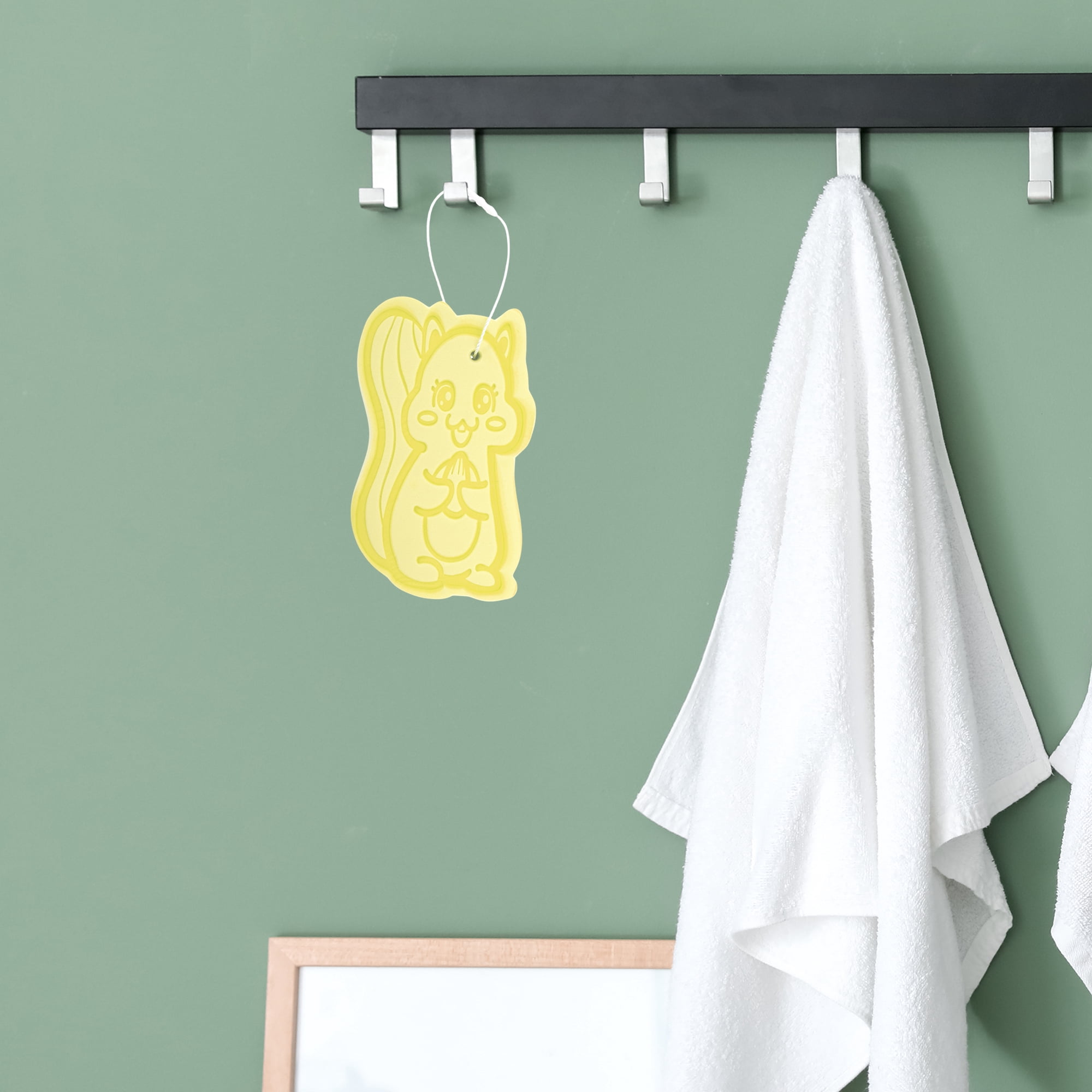Unique Bargains Cartoon Bath Brush Body Scrubber Lemon Yellow
