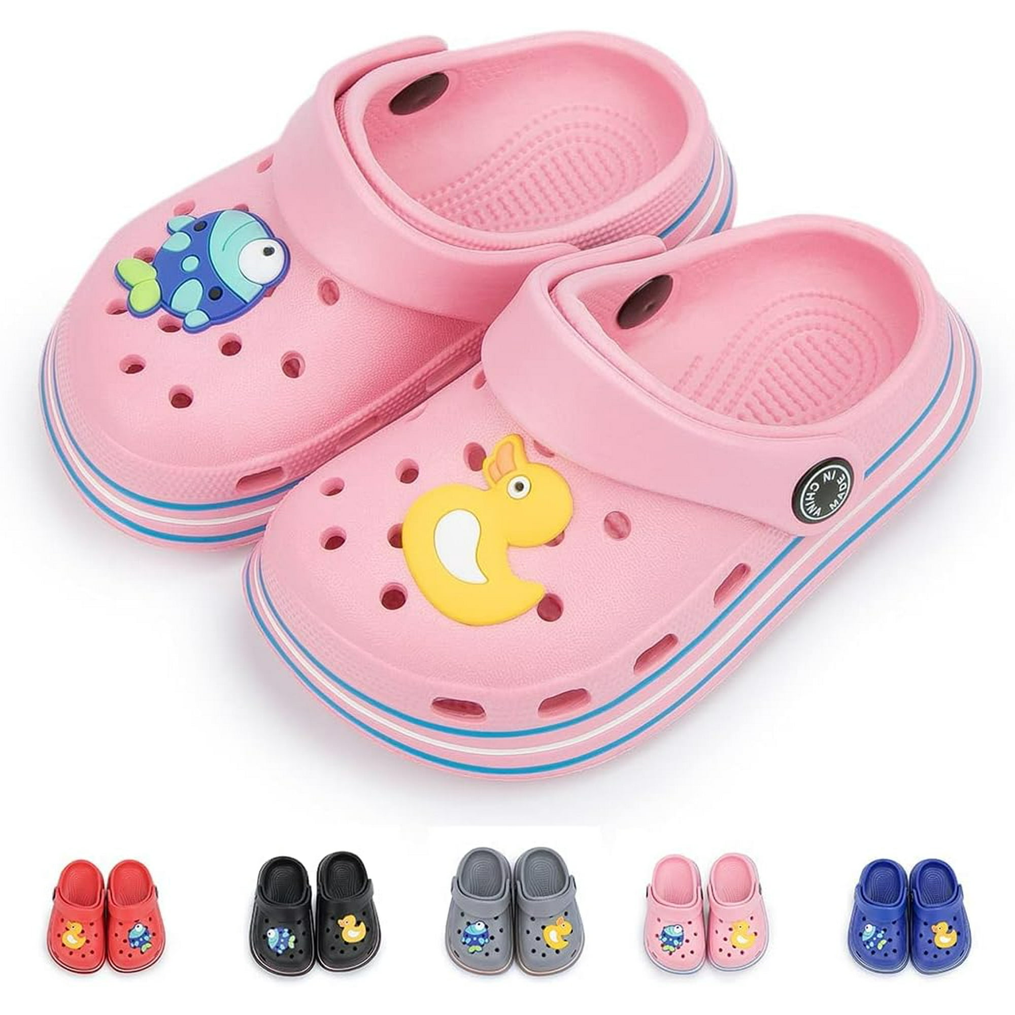 Casazoe Toddler Kids Boys Girls Cute Garden Water Clogs Sandals Slip On  Shoes Slipper Slides Lightweight Outdoor Summer Infant Children Beach Pool 