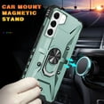 thumbnail image 4 of Case for Samsung Galaxy S21 Plus Case Galaxy S21+ Case Military Grade Drop Case with Kickstand Ring Magnetic Holder Shockproof Protective for Galaxy S21 Plus Phone Case (Rose Gold), 4 of 9
