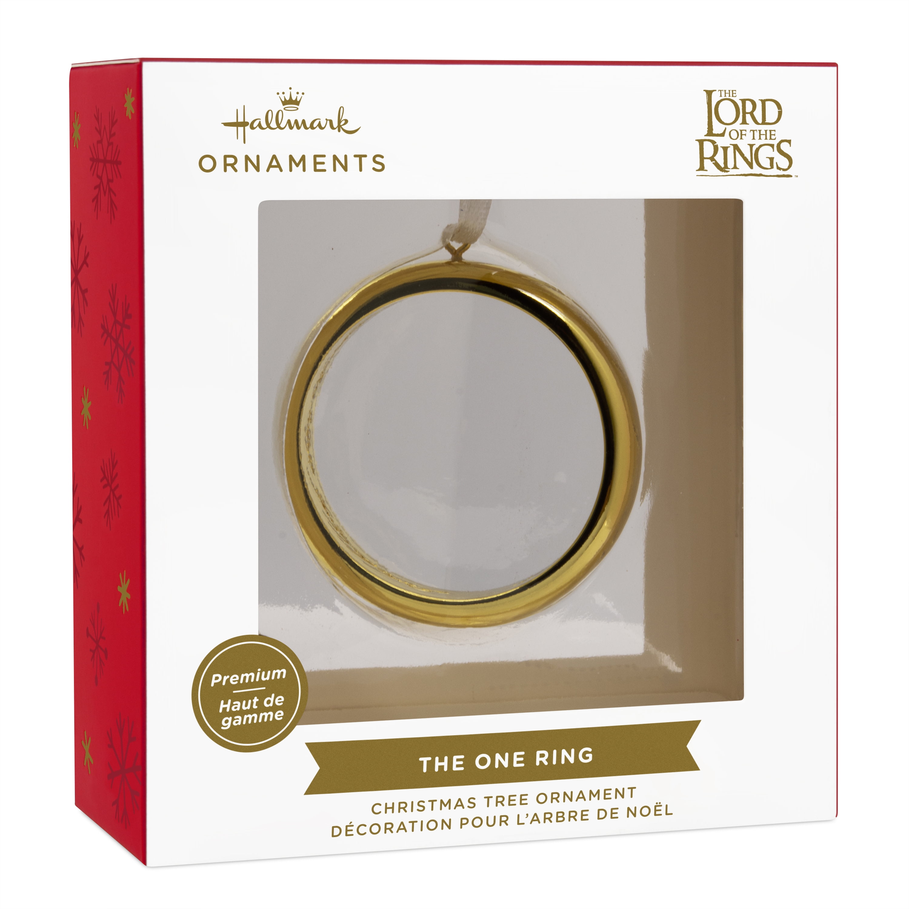 Hallmark The Lord of The Rings One Ring Christmas Ornament, 1 Count