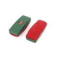 thumbnail image 2 of Unique Bargains 2 Pcs Chalk Cleaner Green Plastic Housing Red Velvet Magnetic Blackboard Eraser, 2 of 2