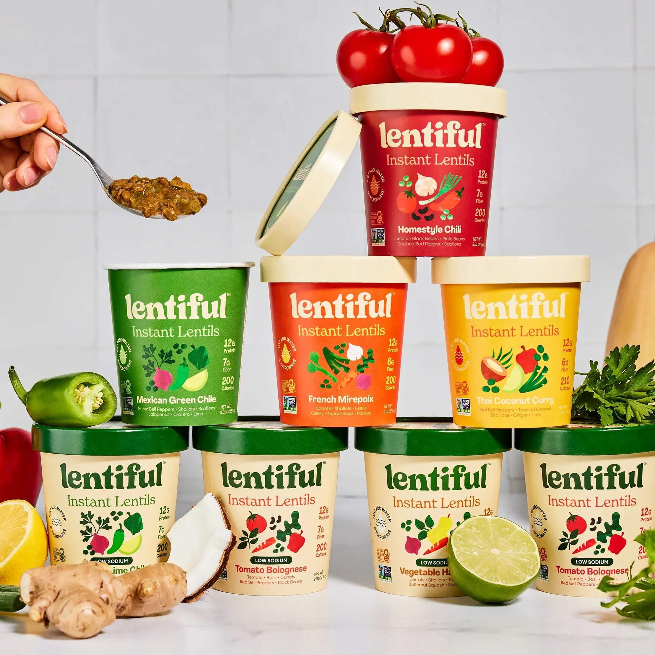 Lemon Mediterranean Instant Lentils 8-Pack