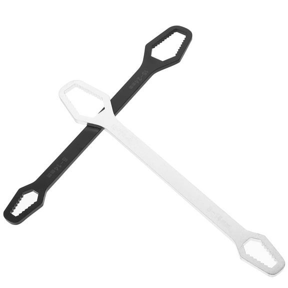 Double End Wrench 2 Pcs Wrenches Universal Adjustable Gadgets for Men Torque Small Man
