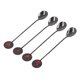 thumbnail image 4 of Halloween Coffee Spoon, Easy To Clean Stainless Steel Coffee Spoon 4 Pcs Fine Polishing  For Home ANGGREK Coffee Spoon, 4 of 8