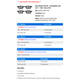 thumbnail image 2 of Rear Brake Pad Set - Compatible with 2017 - 2021 Volvo S90 2018 2019 2020, 2 of 2