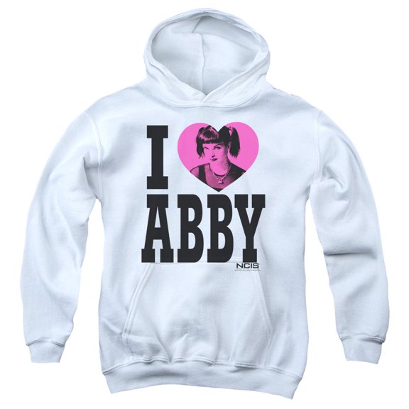 Ncis - I Heart Abby - Youth Hooded Sweatshirt - Large