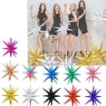 thumbnail image 2 of Eguiwyn Large Black and Gold Exploding Starburst Foil Balloons, Decorative Star Shaped Mylar Balloons for Birthday, Graduation, and New Year Party Decorations, Purple, 2 of 7