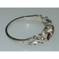 thumbnail image 4 of LBG British Made 925 Sterling Silver Natural Garnet Womens Trilogy Ring - 33 size options - Sizes 4 to 12 Available, 4 of 6