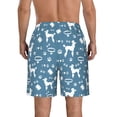 thumbnail image 3 of Naloa Poodle Dog Men's Beach Shorts, Surfing shorts, Swim trunks, Quick Dry Swim Trunks for Surfing Beach Fun - X-Large, 3 of 9