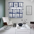 thumbnail image 4 of Nautical Navy Kitchen Curtains Sets for Windows 24 Inch Length, Blue Lighthouse Boat Compass Ocean Rod Pocket Window Treatments Tier Curtains and Valances Set for Bedroom/Bathroom, 4 of 8