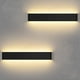 thumbnail image 5 of Aplique de pared LED para interiores de 31 cm, 3000 K, blanco cálido, moderno, de 20 W, para dormitorio, sala de estar, escalera y pasillo., 5 of 5