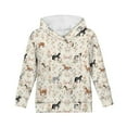 thumbnail image 6 of DISNIMO Boys Horse Hoodie Size 6-7 Pullover Kids Flower Hoodies for Boys and Girls Matching Hoodies Sweatshirt for Girls Aesthetic Hoodie Sweatshirts for Children Fall Clothing Casual, 6 of 7
