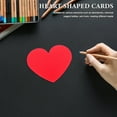 thumbnail image 4 of Masteelf 40pcs Heart Cardstock Cutouts DIY Valentine's Day Craft Cards Heart Paper Cutouts Shapes for DIY Classroom Decor Wedding  Greeting Cards, 4 of 8