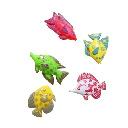 7pcs/Set Children Magnetic Fishing Parent-child Interactive Toys Outdoor  Indoor Fish Toy Children Magnetic Fun Game Fish Toy 