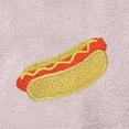 thumbnail image 2 of Dalix Hot Dog Embroidered Fleece Zip Washed Hoodie Cold Fall Winter Women in Blush M Medium, 2 of 5