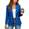 thumbnail image 2 of longantii Blazers for Women Casual Oversized Open Front Long Sleeve Jackets Work Office Business Suit Blazer 2026, 2 of 6
