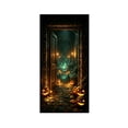 thumbnail image 2 of sruoe Halloween Themed Door Cover, Spooky Scene Door Curtain, Halloween Wall Decor, Halloween Party Decor for Front Door，Indoor Wall，Themed Venue, 2 of 6