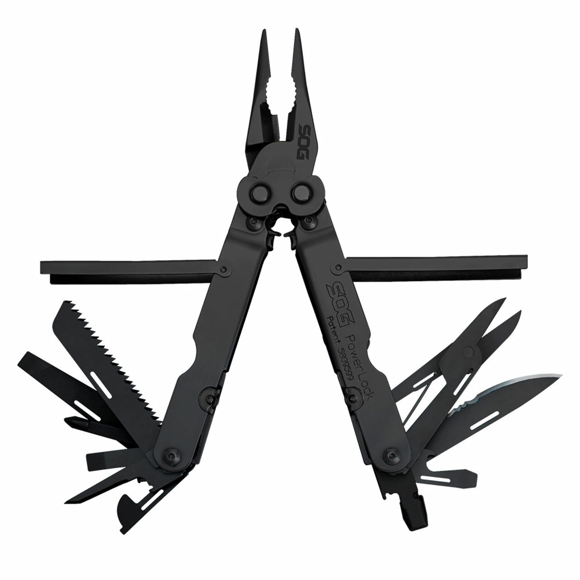 SOG PowerLock Stainless Steel Folding Knife 18 Multi Tool Pliers (2 Pack)