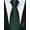 Dark Green, variant on Boys Gold Zipper Tie Set Pre-Tied Adjustable Silk Necktie with Pocket Square for Kids Age 8-12 Wedding Party