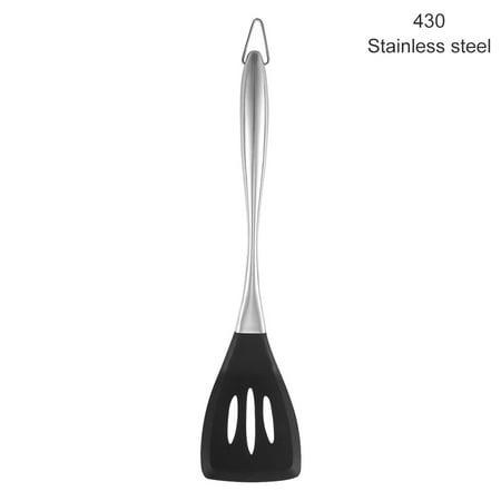 

Soup Ladle Silicone Cooking Resistant Spoon Stainless Handle Kitchen