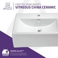 thumbnail image 3 of ANZZI Vitruvius Series 20.5" Ceramic Vessel Bathroom Sink in Glossy White, 3 of 5