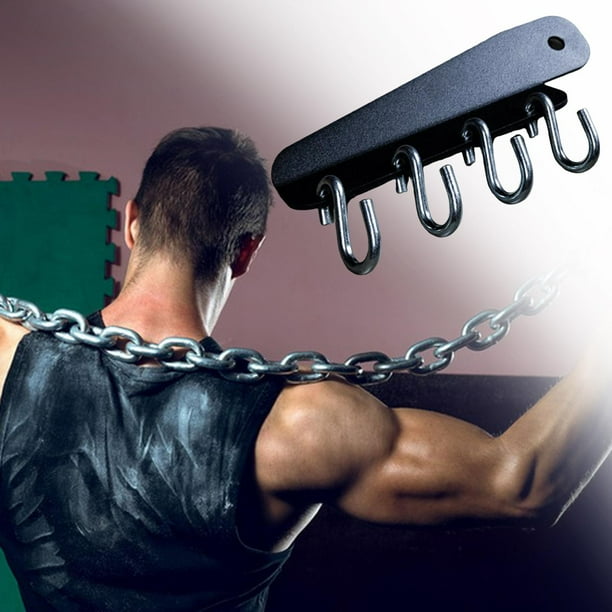 Soporte para estante de cadenas de gimnasio, colgador de pared