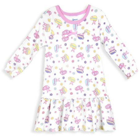 

Girls Long Sleeve Tea Bunnies Nightgown - All-Over Print 2 Toddler