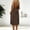 Coffee, variant on Midi Dresses for Women Brown Backless Solid Vacation Womens Slip Dress Summer